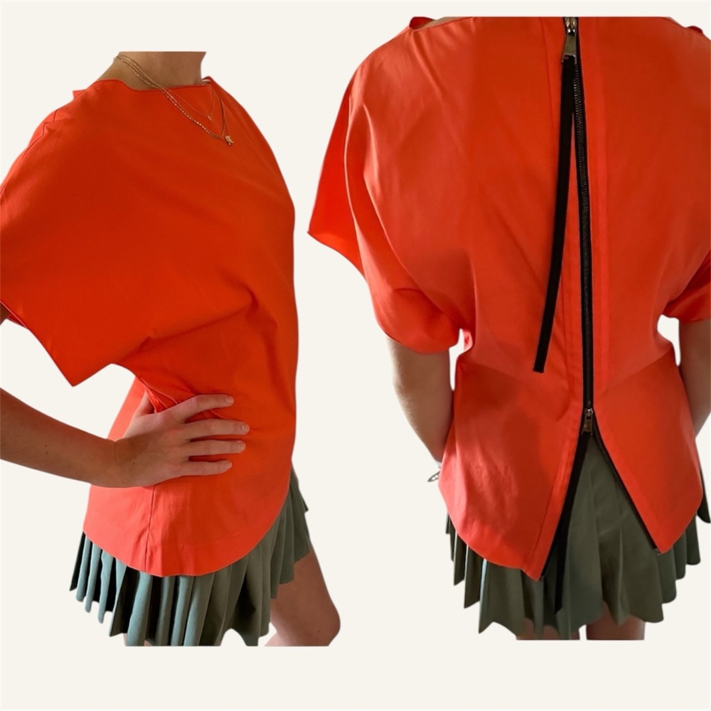 VIONNET NWOT Back Zipper Blouse🌸 - Picture 15 of 15